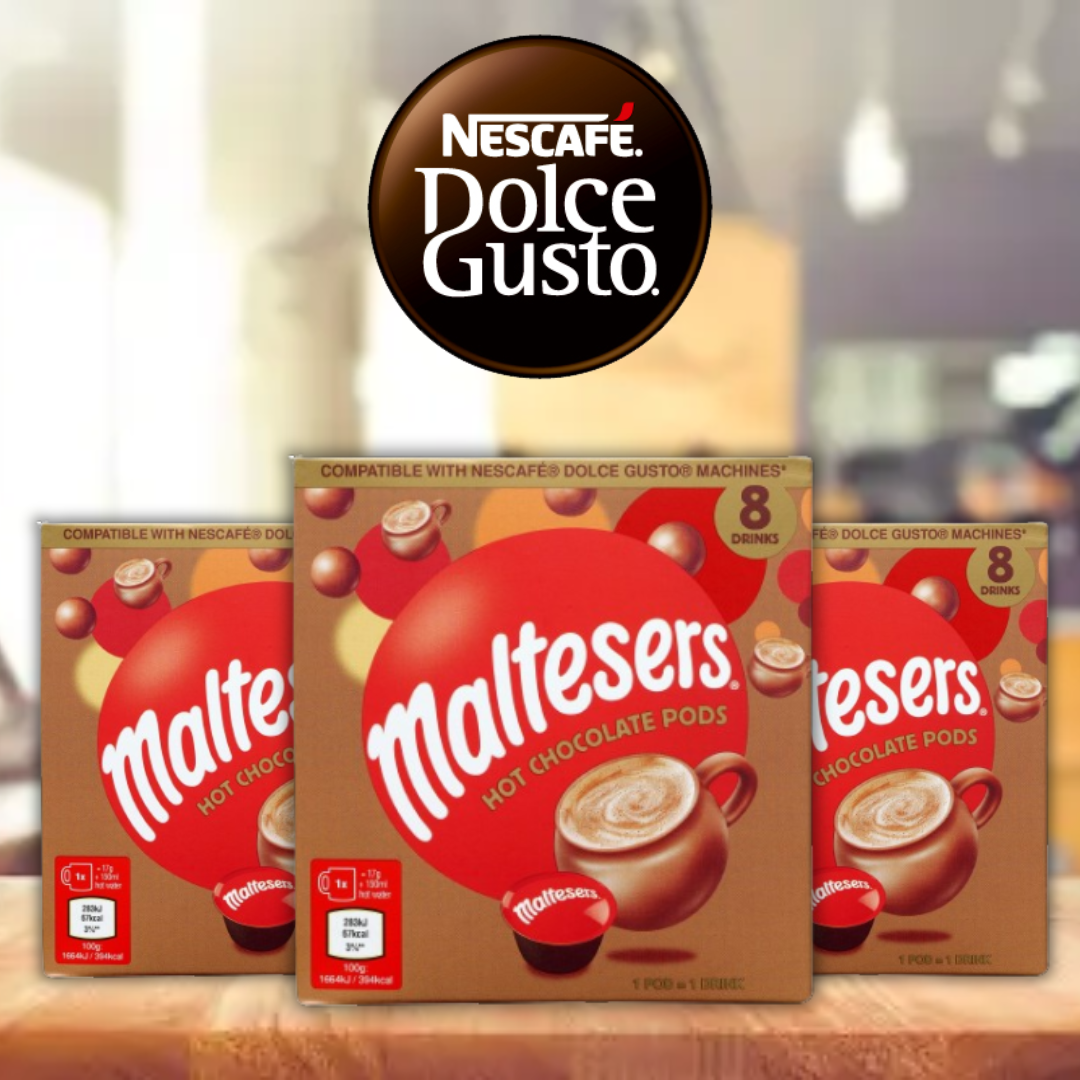 Maltesers Hot Chocolate - Dolce Gusto Compatible Pods - 8's