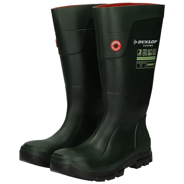 Dunlop Purofort FieldPro Green Boots (All Sizes)