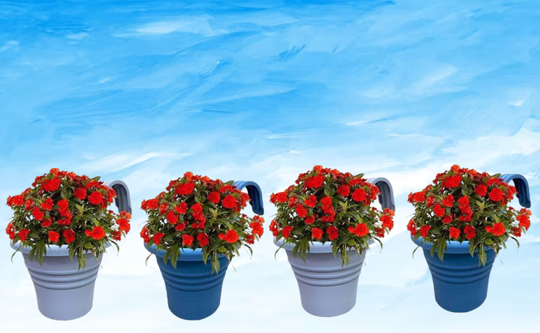 Fixtures Hang Easy Single Blue Planter