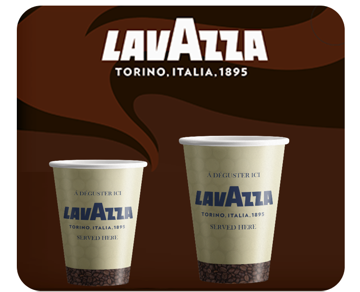 Lavazza 8oz Double Walled Embossed Cups 25's