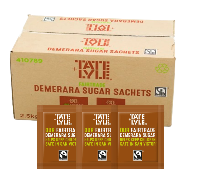 Fairtrade Brown Sugar Sachets 1000's