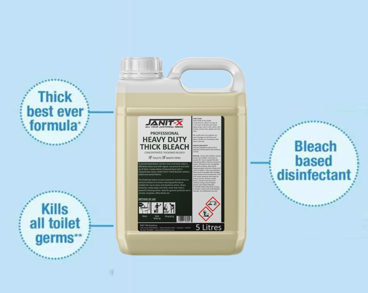 Janit-X Professional Extra Thick Bleach 5 Litre