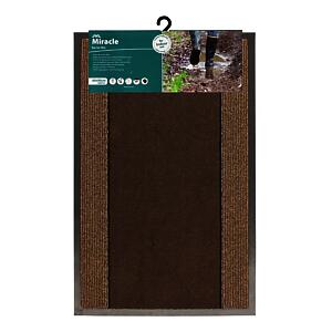 Jvl Miracle Brown With Beige Stripes Barrier Mat, 60 X 90 Cm