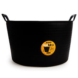 Xtrade Flexitub Black 56L | 100% recycled | 100kg+ weight carrying Capacity
