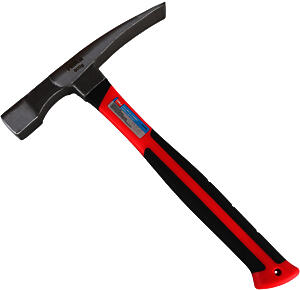Hilka 60505600 600G Brick Hammer Fibre Glass Shaft