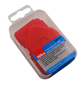 Hilka 78020006 5 Pce Sealant And Grout Finishing Tool, Red