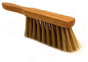 Charles Bentley varnished Hand Banister Brush With Soft Cream Synthetic Bristles