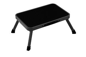 Blue Canyon Non-Slip Step Ladder With Folding Legs Grey