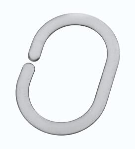 Shower Curtain Ring Clear Pk12