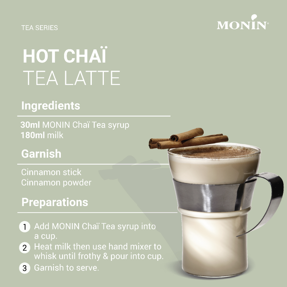 MONIN Premium Chai Tea Concentrate 1 Litre