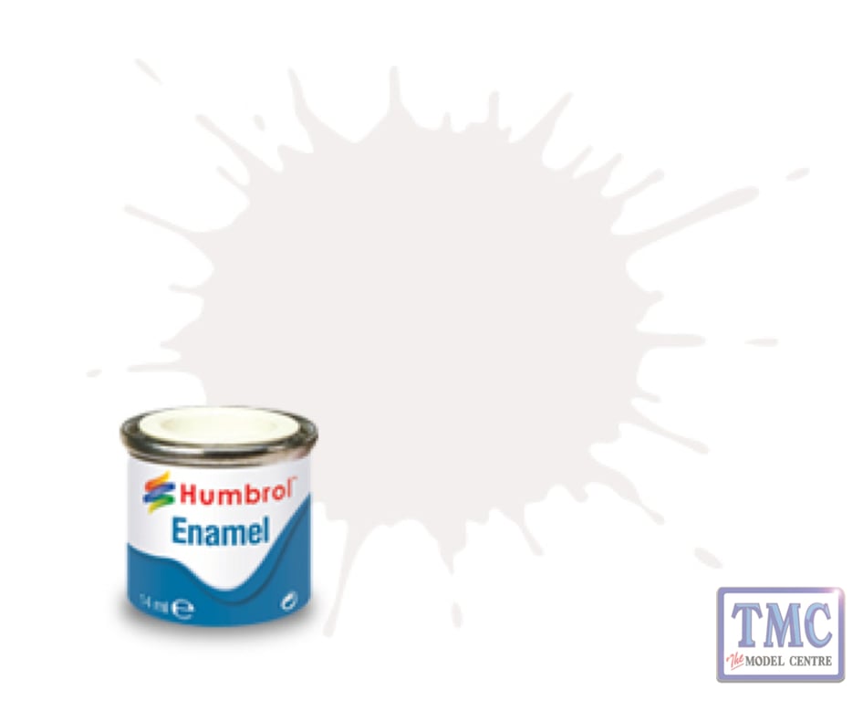 Humbrol Model Paint - Aa0240 No 22 White - Gloss 14Ml