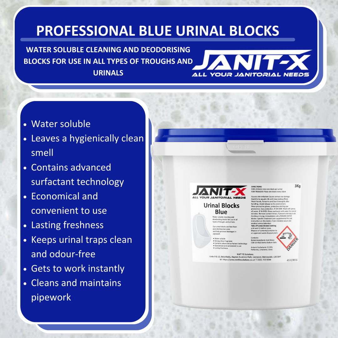 Janit-X Blue Urinal Blocks 3kg