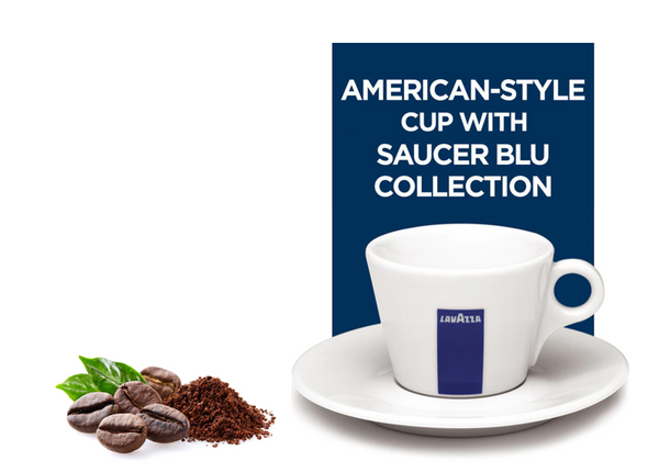 Lavazza Branded Americano Cup and Saucer set.