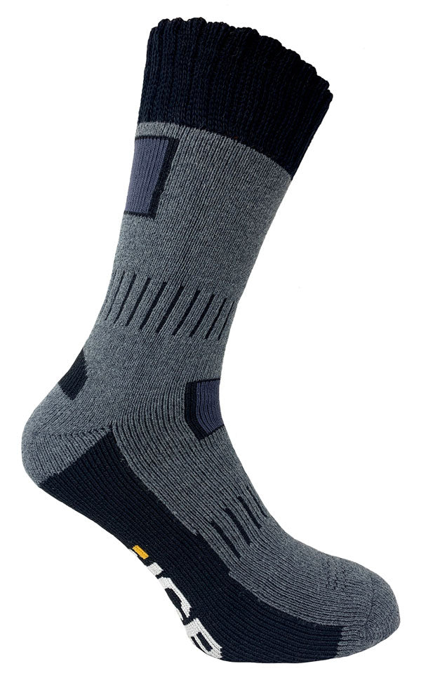 JCB Workwear Rigger Boots Socks Grey 6-8.5