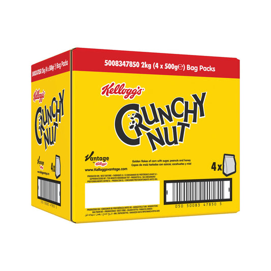 Kellogg's Crunchy Nut Cornflakes Bag 460g {Pack of 4}