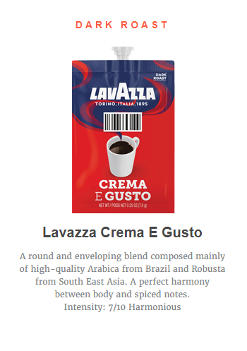 Flavia Lavazza Crema E Gusto Sachets 100's