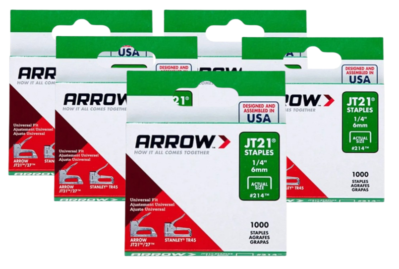 Arrow JT21 Staples 6mm 1/4" | Home Repairs,Crafting,Art Projects & Upholstery.