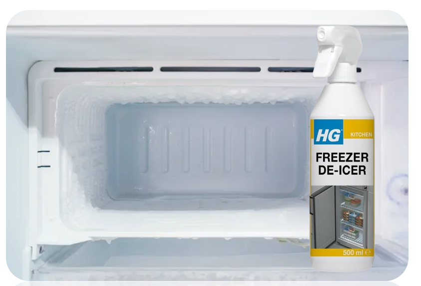 HG Fridge Freezer De-Icer, Freezer Defrosting Spray & Cleaner 500ml