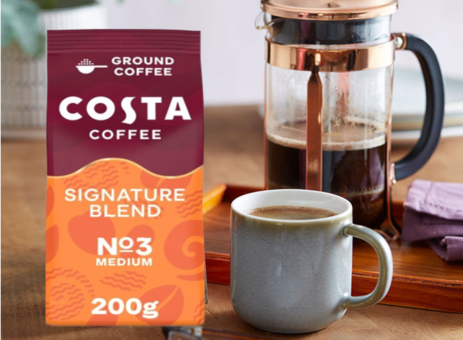 Costa Signature Blend Coffee Beans 200g