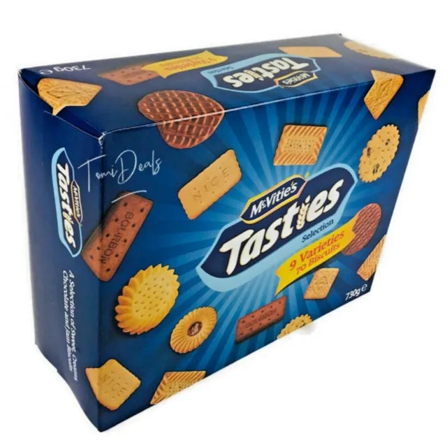 McVitie's Tasties Biscuits Assortment Selection Box 730g