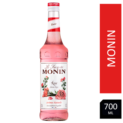Monin Rose Coffee Syrup 700ml (Glass)