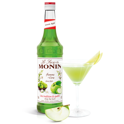 Monin Green Apple Coffee Syrup 700ml (Glass)
