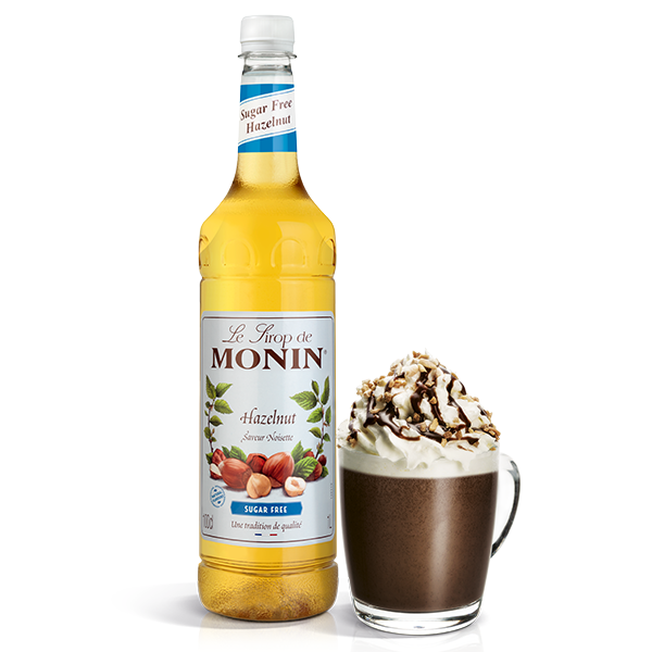 Monin Sugar Free Hazelnut Coffee Syrup 1 Litre