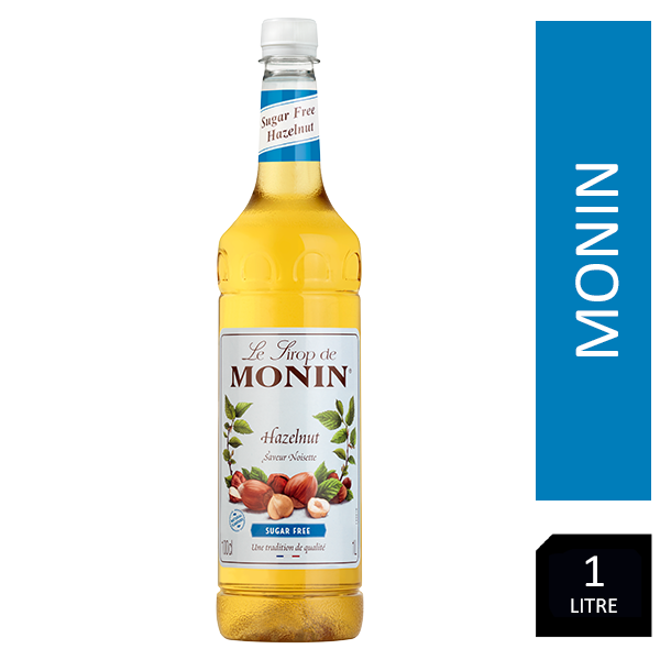 Monin Sugar Free Hazelnut Coffee Syrup 1 Litre