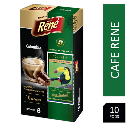 Cafe Rene Colombia 10's (Nespresso Compatible Pods)