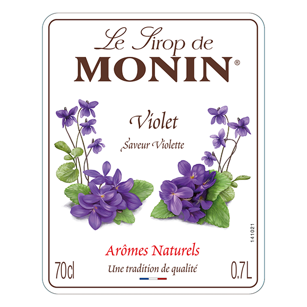 Monin Violet Coffee Syrup 700ml (Glass)