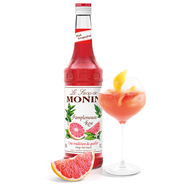 Monin Pink Grapefruit Coffee Syrup 700ml (Glass)