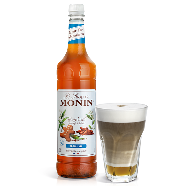 Monin Sugar Free Gingerbread Coffee Syrup 1 Litre