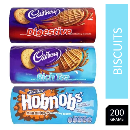 Various Brands 200g+ Chocolate Biscuits