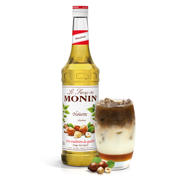 Monin Hazelnut Coffee Syrup 700ml (Glass)