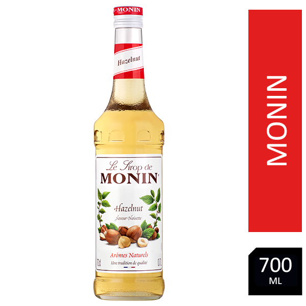 Monin Hazelnut Coffee Syrup 700ml (Glass)