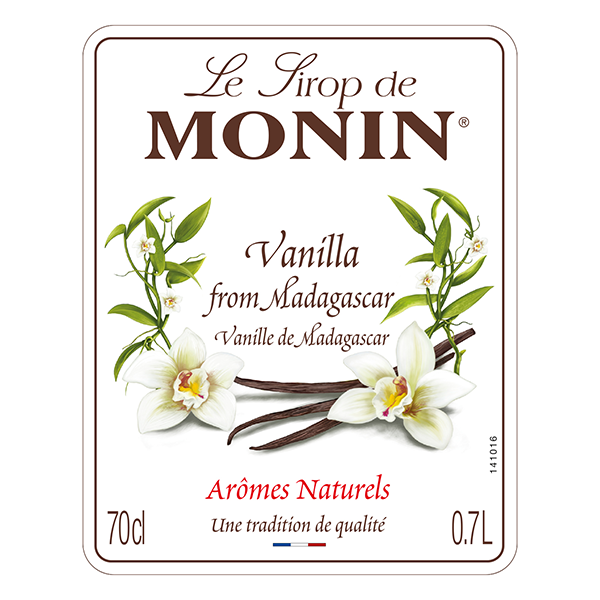 MONIN Vanilla Coffee Syrup 700ml (Glass Bottle)