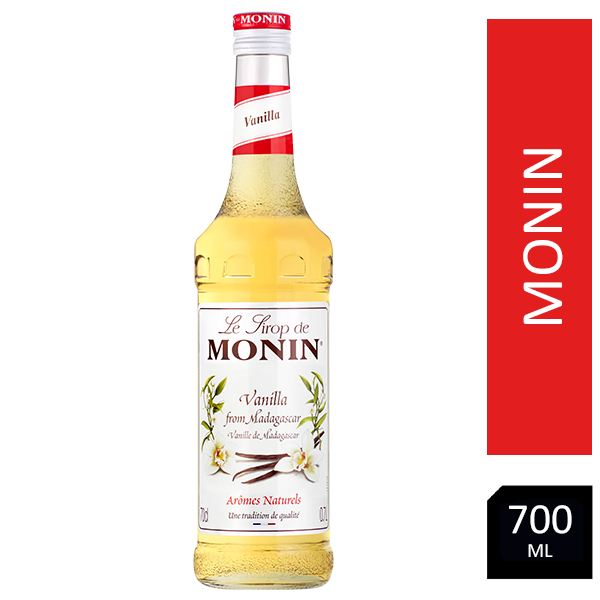 MONIN Vanilla Coffee Syrup 700ml (Glass Bottle)