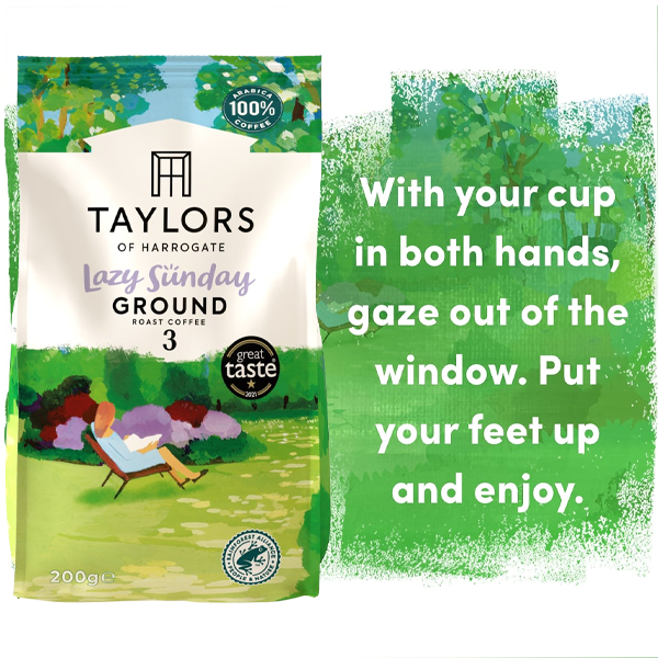 Taylors of Harrogate Lazy Sunday Ground Coffee 200g