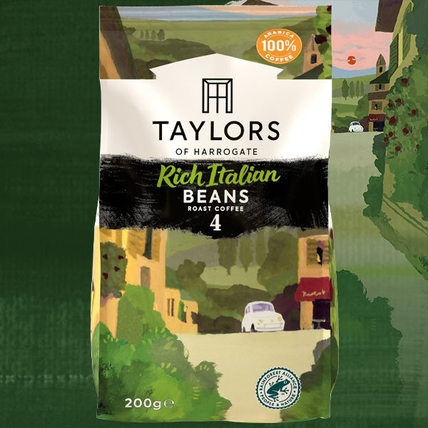 Taylors of Harrogate Rich Italian Coffee Beans 200g