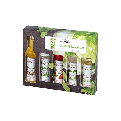 Monin Syrup Cocktail Gift Set 5x5cl