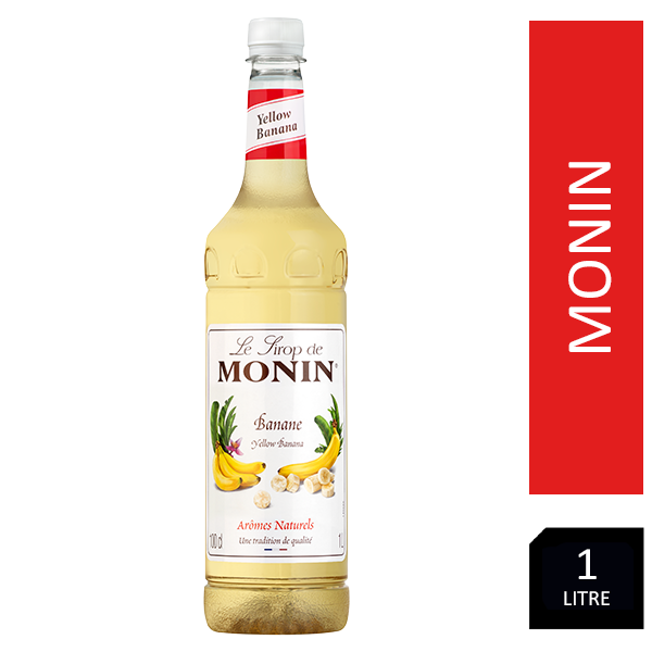 Monin Yellow Banana Coffee Syrup 1 Litre