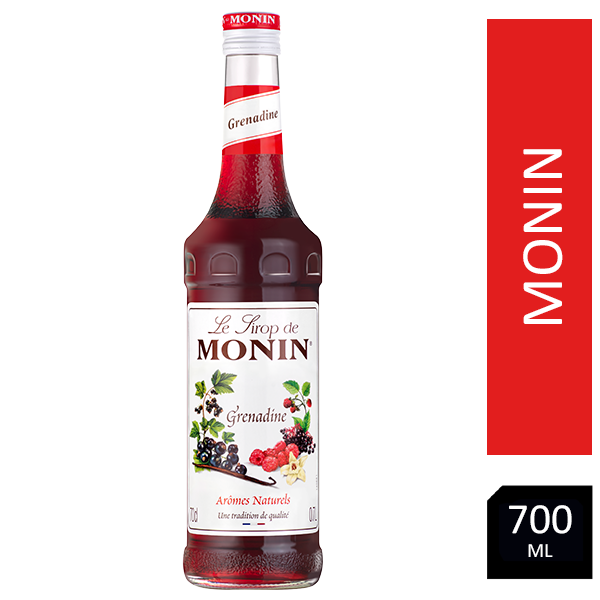 Monin Grenadine Coffee Syrup 700ml (Glass Bottle)