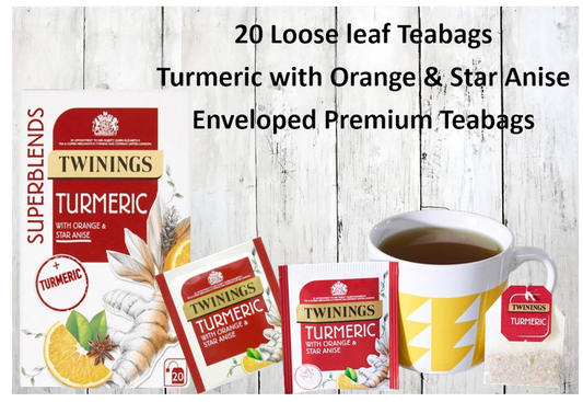 Twinings Superblends Turmeric Envelopes 20's