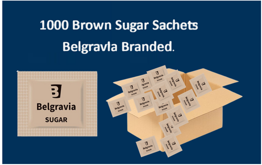 Belgravia Brown Sugar Sachets 1000"s