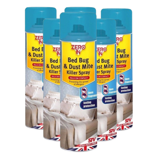 Zero In Bed Bug & Dust Mite Killer Spray 300ml