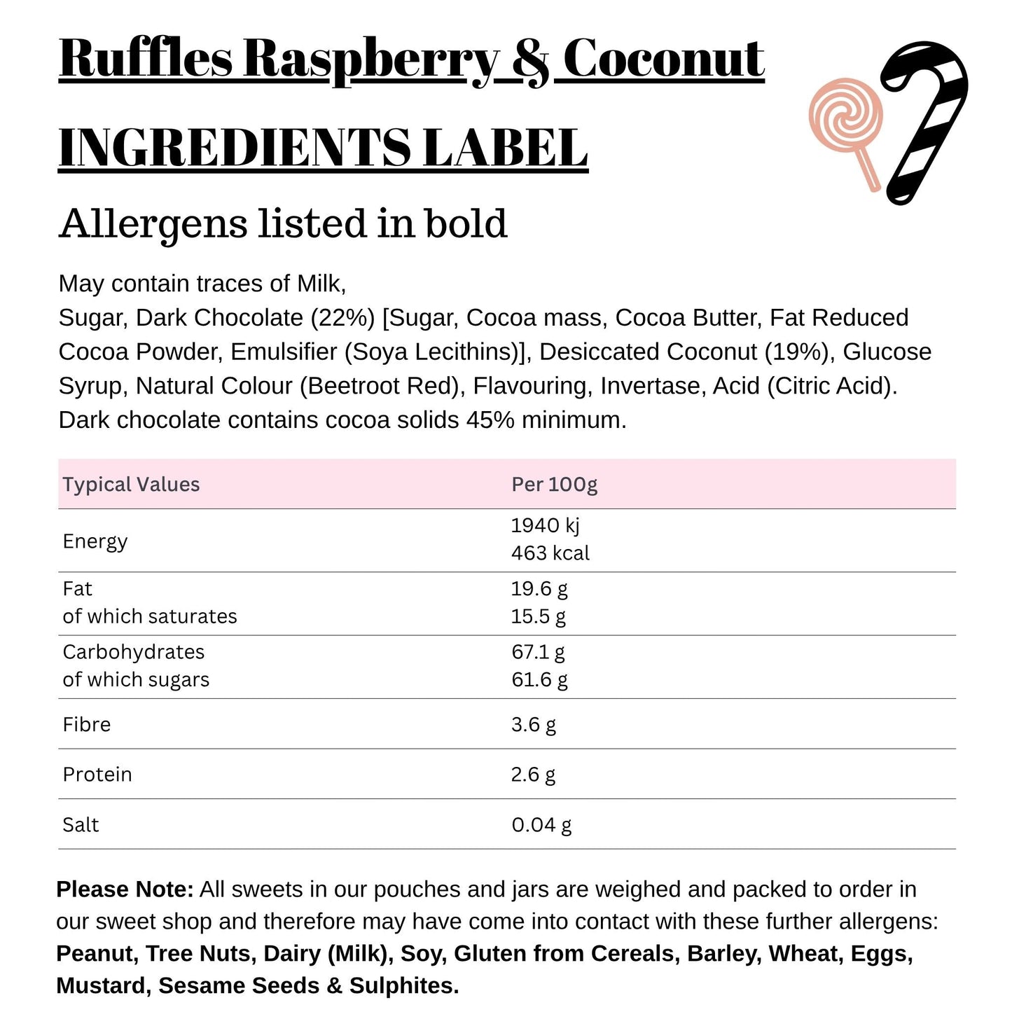 Ruffles Raspberry & Coconut 135g