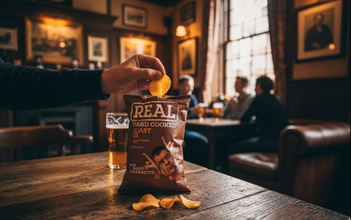 Real Crisps Roast Ox 24 x 35g