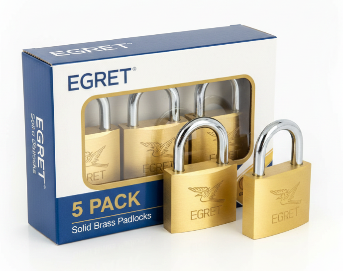 Securit Egret Brasss Padlock 20mm S1132