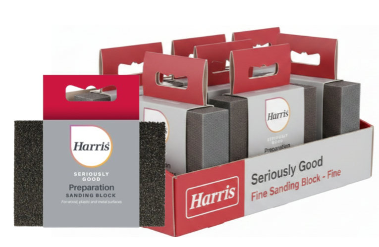 Harris Seriously Good Flex Sanding Block| Fine sanding Block | 1 x Block