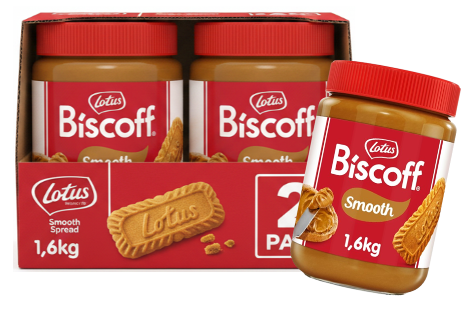 Lotus Biscoff Smooth Spread Bulk Jars 1.6kg